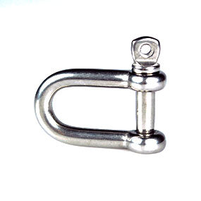 3/8" Stainless Steel D-Shackle