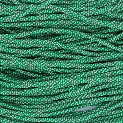 Kelly Green with Cream Diamonds 550 Paracord