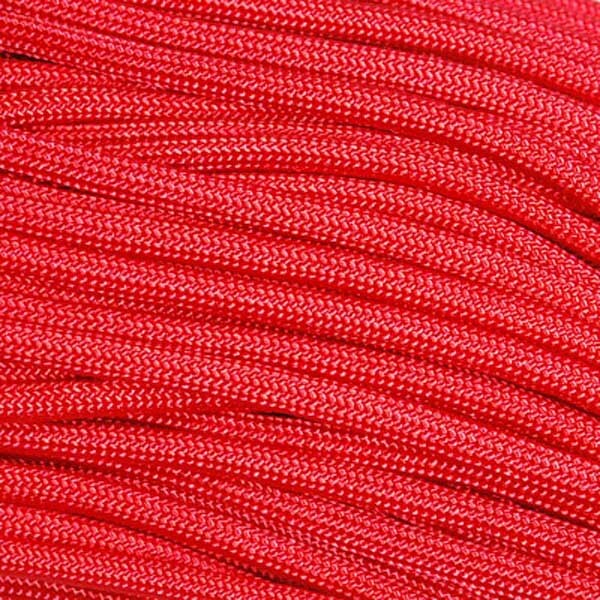 Paracord rojo Mil-Spec 550 tipo III MIL-C-5040