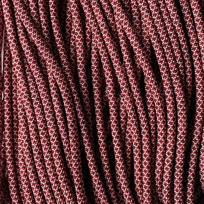 Paracord 550 color rosa con diamantes burdeos