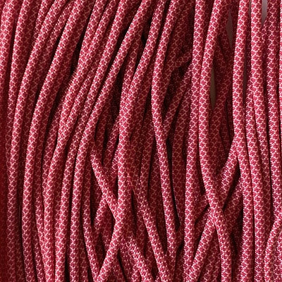 Paracord 550 color rosa con diamantes fucsia