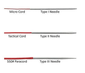 Stainless Steel Paracord Needle Kit